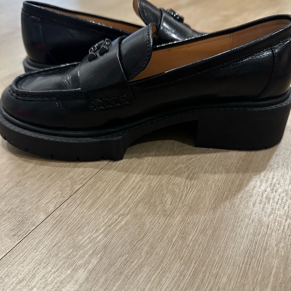 Coach Black Chunky Sole Loafers - Picture 4 of 9